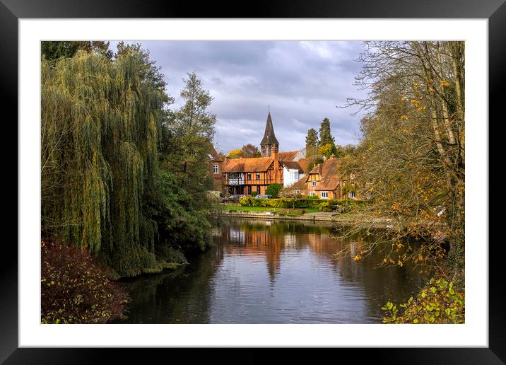 Whitchurch on Thames mill Framed Mounted Print by Tony Bates