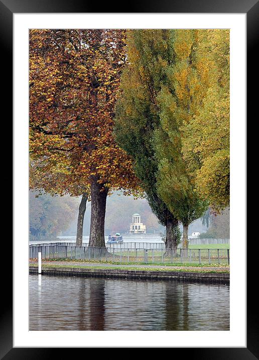 River Thames at Henley Framed Mounted Print by Tony Bates