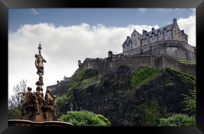 Edinburgh Castle Framed Print by Tony Bates