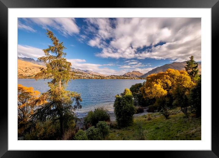Queenstown Framed Mounted Print by Tony Bates