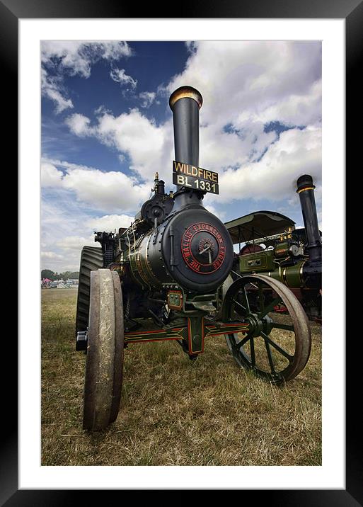 Traction Engine Framed Mounted Print by Tony Bates