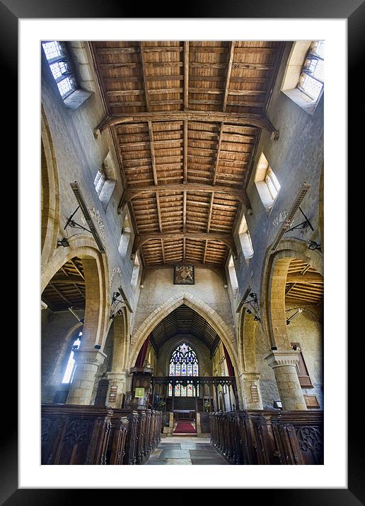 Tredington Church Framed Mounted Print by Tony Bates