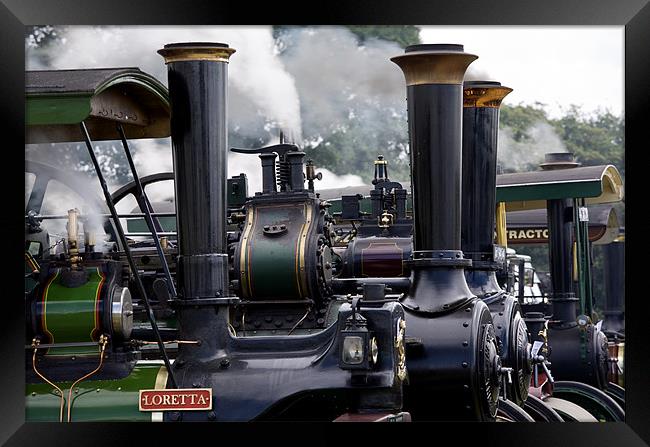 Steam engines Framed Print by Tony Bates