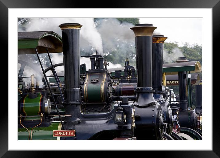 Steam engines Framed Mounted Print by Tony Bates