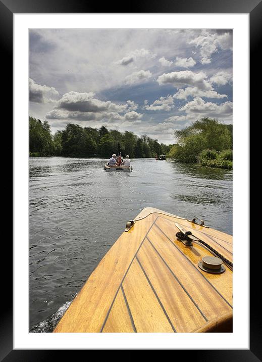 Steam Boat Framed Mounted Print by Tony Bates