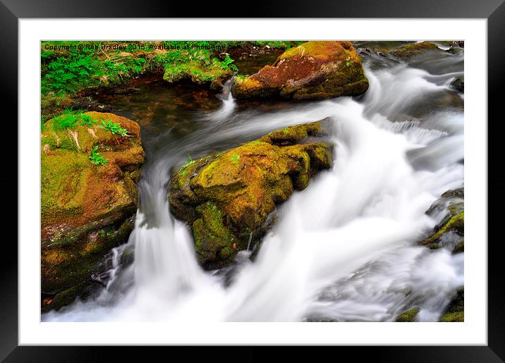  The Stream North Wales Framed Mounted Print by Rob Bradley