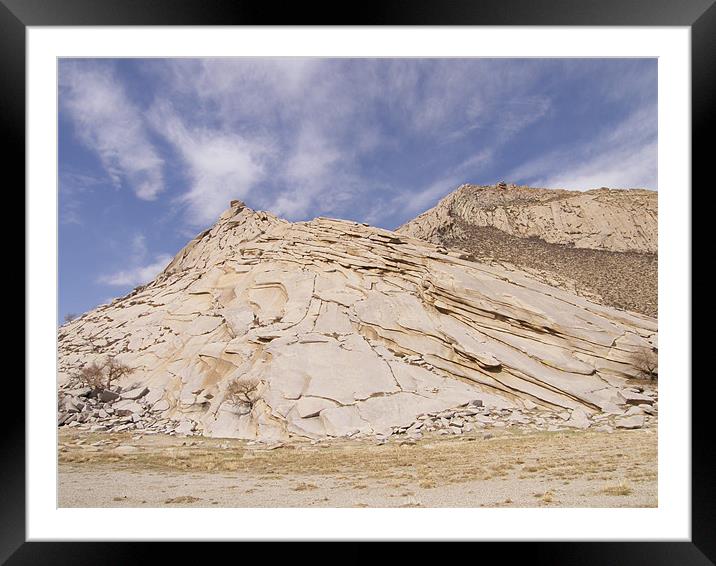 Holy mountain Framed Mounted Print by Marja Ozwell