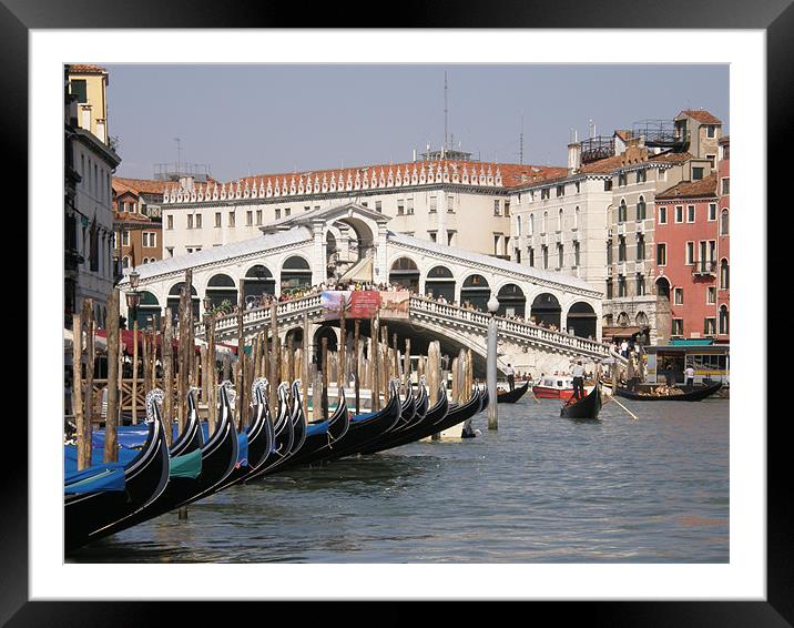 Venice Framed Mounted Print by Marja Ozwell