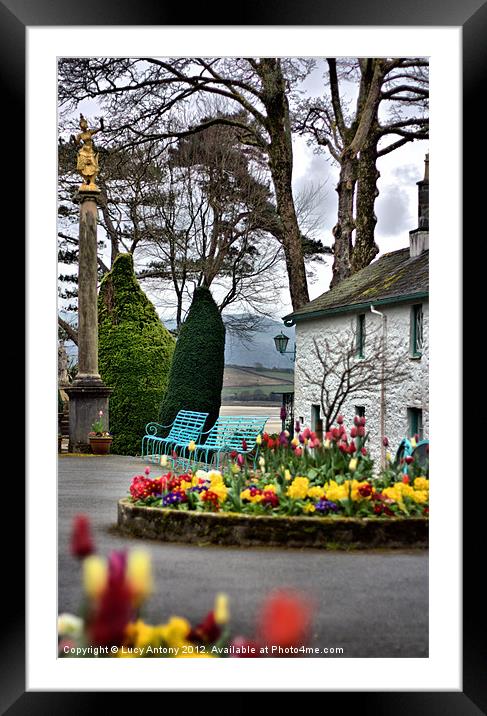 Port Merion Framed Mounted Print by Lucy Antony
