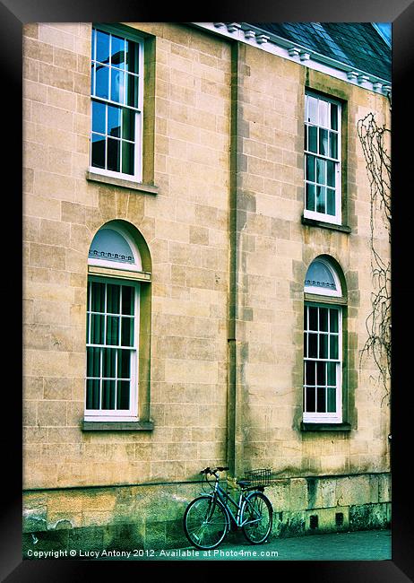 student bike Framed Print by Lucy Antony