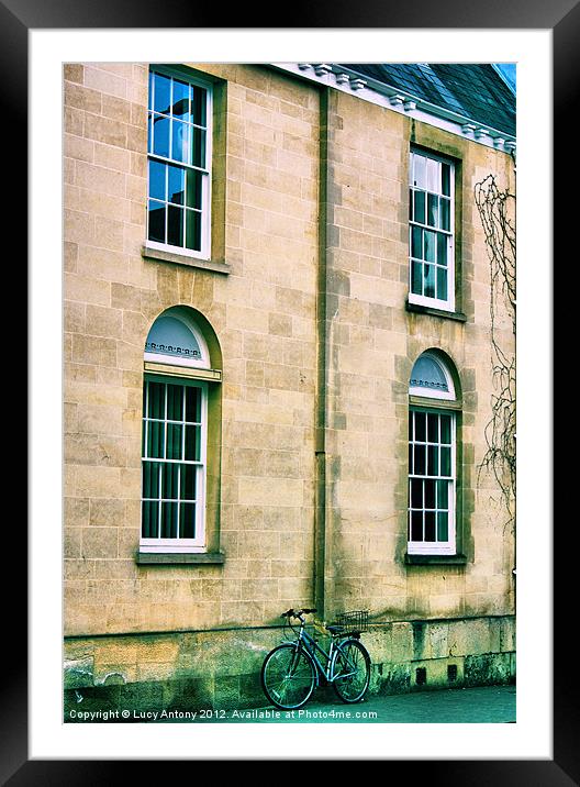 student bike Framed Mounted Print by Lucy Antony