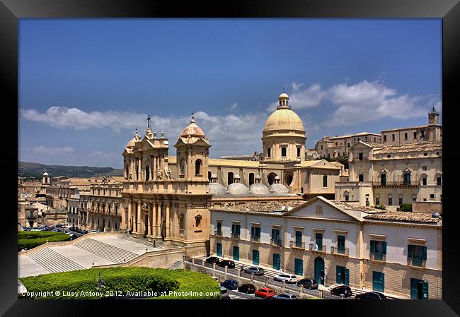 Noto Duomo (Cathedral) Framed Print by Lucy Antony