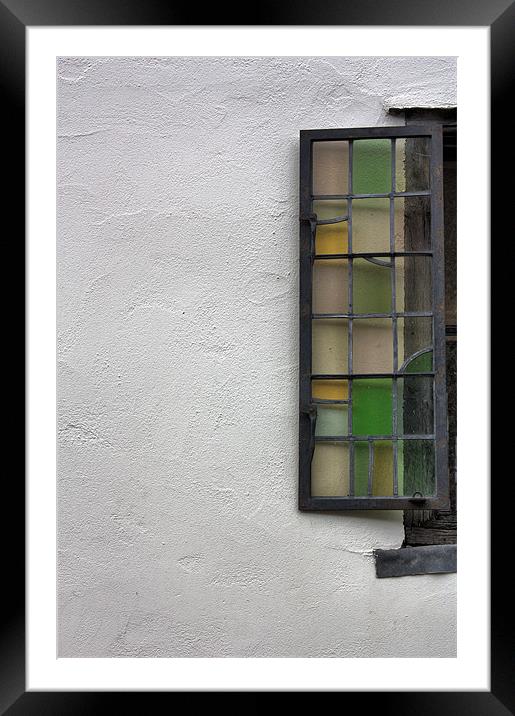 Simply Stained Glass Framed Mounted Print by Lucy Antony