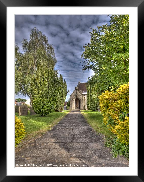 All Saints'' Church Rufforth Framed Mounted Print by Allan Briggs