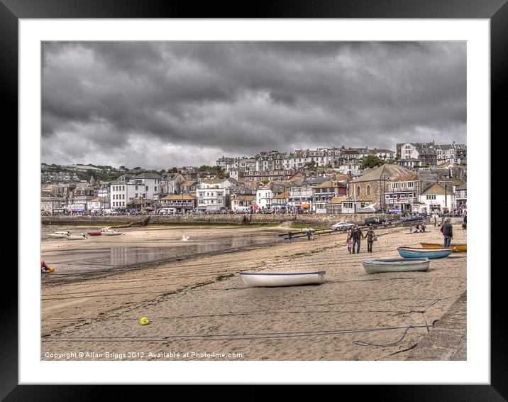 St. Ives Framed Mounted Print by Allan Briggs