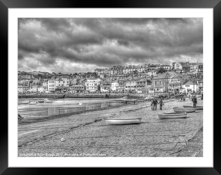 St. Ives Framed Mounted Print by Allan Briggs