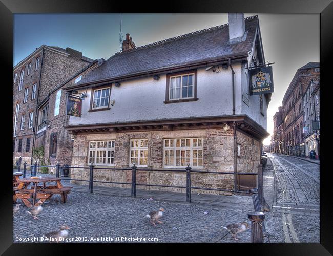 The King''s Arms York Framed Print by Allan Briggs