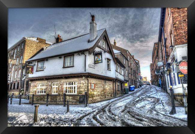 The Kings Arms York Framed Print by Allan Briggs