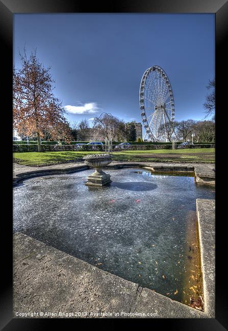 York Wheel Framed Print by Allan Briggs