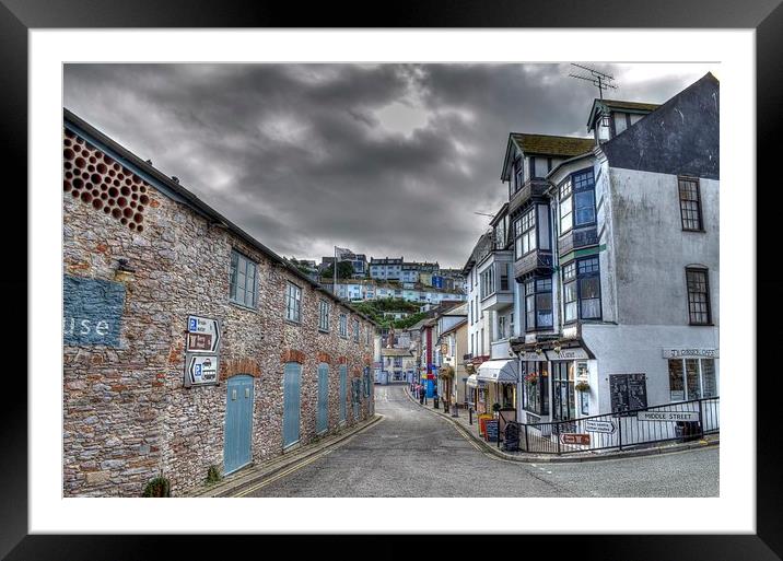 Brixham Framed Mounted Print by Allan Briggs