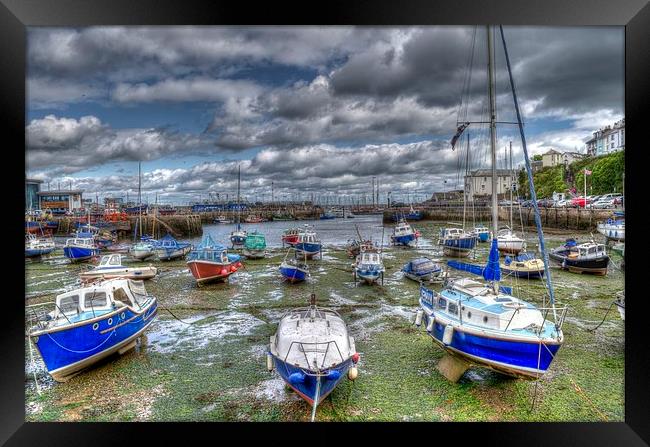 Brixham Framed Print by Allan Briggs