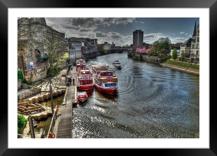 River Ouse Framed Mounted Print by Allan Briggs