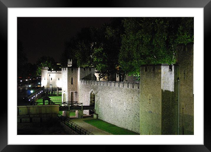Tower of London Framed Mounted Print by Madeline Harris