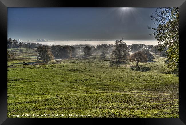 Foggy Morning Framed Print by Chris Thaxter