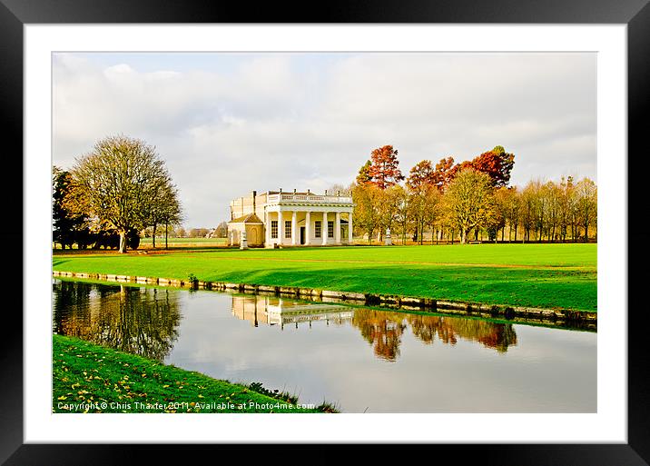 Bowling Green House Framed Mounted Print by Chris Thaxter