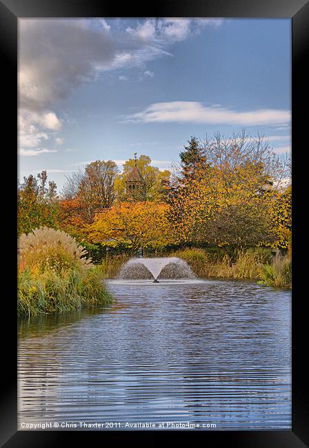 The Fountain 2 Framed Print by Chris Thaxter
