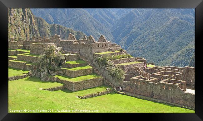 Machu Picchu 4 Framed Print by Chris Thaxter