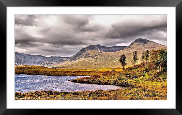 Lochan na Stainge Framed Mounted Print by Chris Thaxter