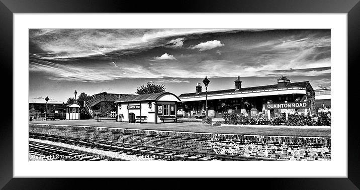 Quainton Road Railway Station Framed Mounted Print by Chris Thaxter