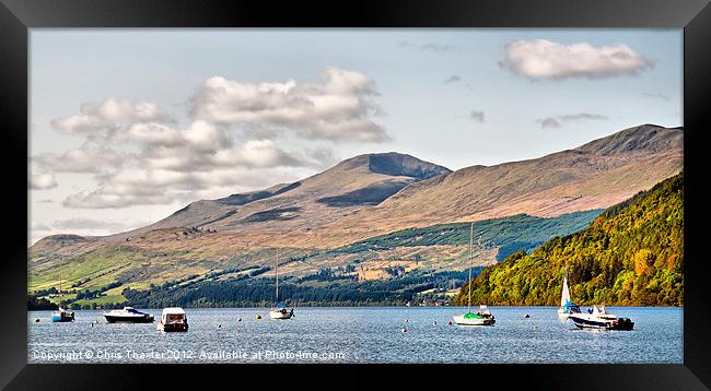 Loch Tay from Kenmore 2 Framed Print by Chris Thaxter