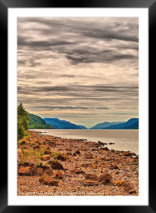 Loch Ness View Framed Mounted Print by Chris Thaxter