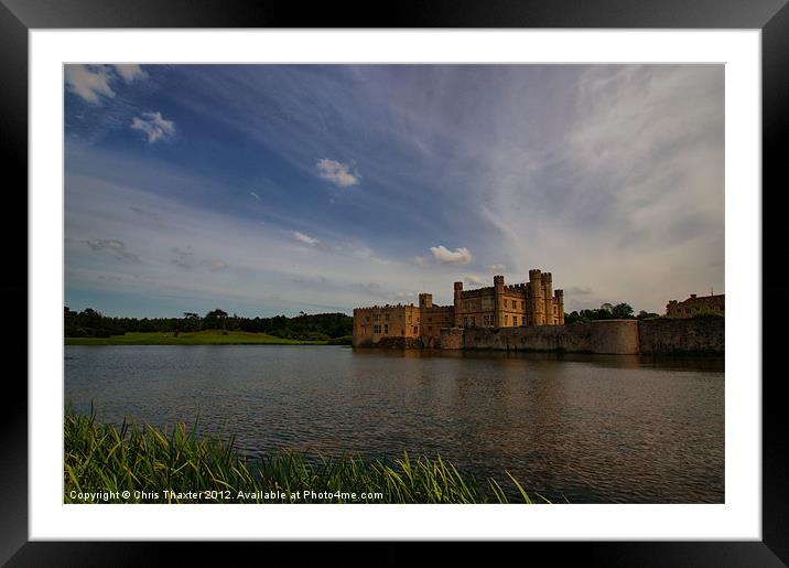 Leeds Castle 5 Framed Mounted Print by Chris Thaxter