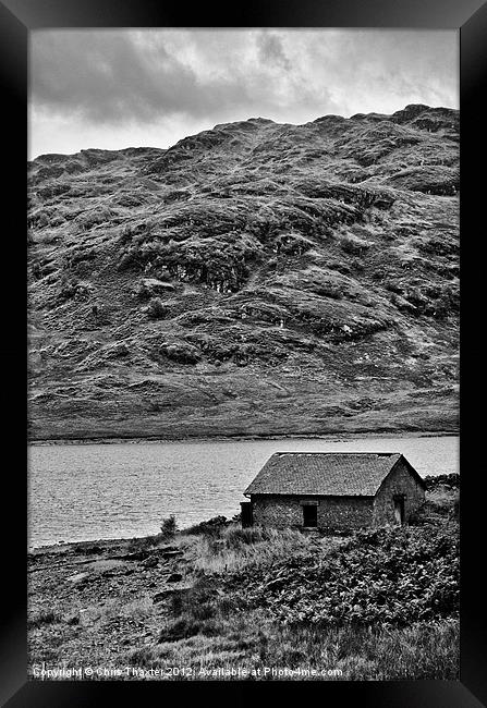 Loch Arklet Boathouse Framed Print by Chris Thaxter