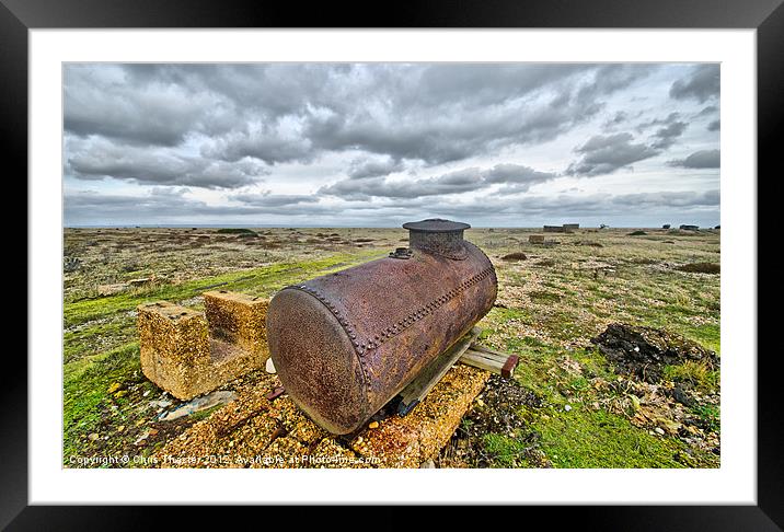 A Dungeness Relic Framed Mounted Print by Chris Thaxter
