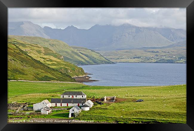 Loch Harport and the Cuillins Isle of Skye Framed Print by Chris Thaxter