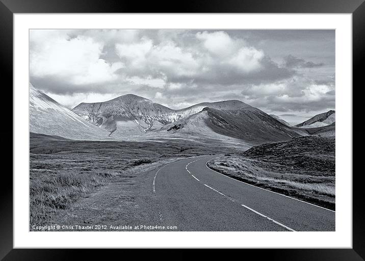 The Cuillin Mountains of Skye Framed Mounted Print by Chris Thaxter