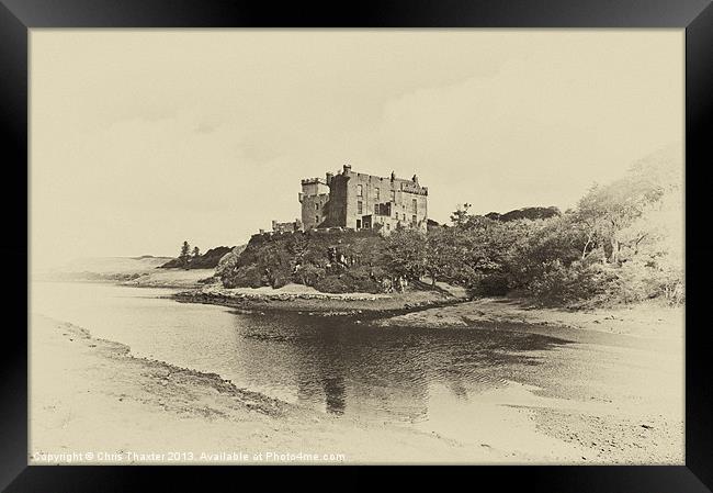 Dunvegan Castle Framed Print by Chris Thaxter