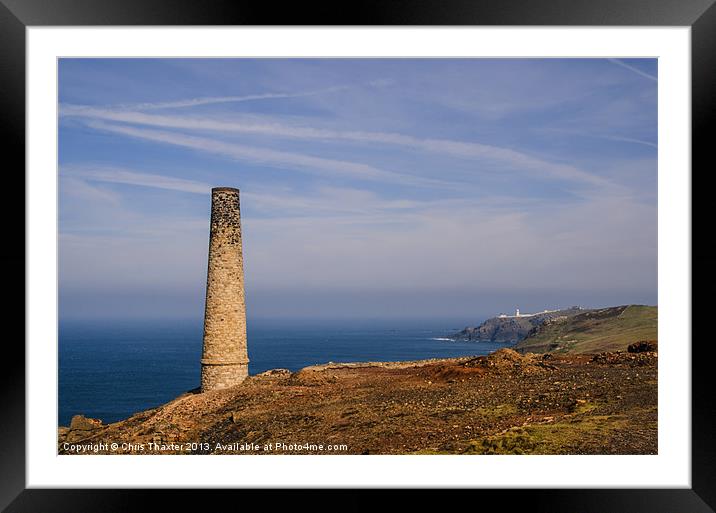 Levant to Pendeen View Framed Mounted Print by Chris Thaxter