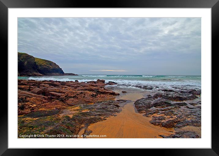 Serenity at Church Cove Framed Mounted Print by Chris Thaxter