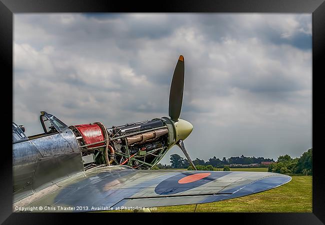 Unveiling Hawker Hurricanes Power Framed Print by Chris Thaxter