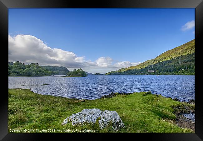 Loch Awe View Framed Print by Chris Thaxter