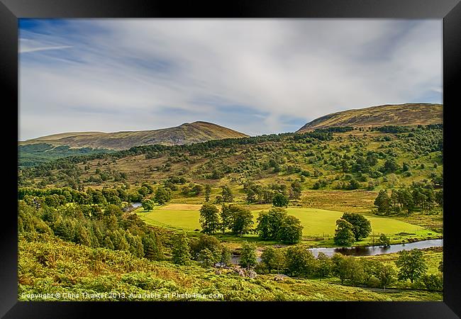 Majestic Glen Lyon A Scottish Paradise Framed Print by Chris Thaxter