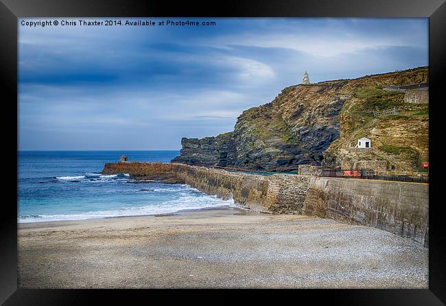Portreath before the Storms Framed Print by Chris Thaxter