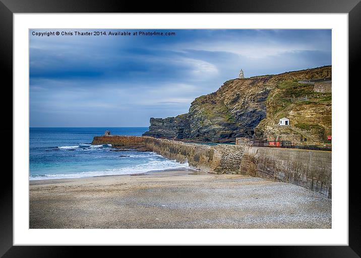 Portreath before the Storms Framed Mounted Print by Chris Thaxter