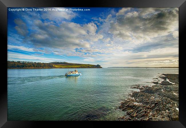 St Mawes Ferry Duchess of Cornwall Framed Print by Chris Thaxter
