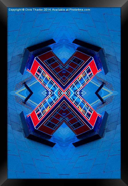 X Box Framed Print by Chris Thaxter